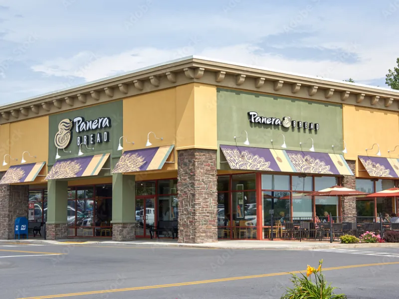 panera bread building exterior